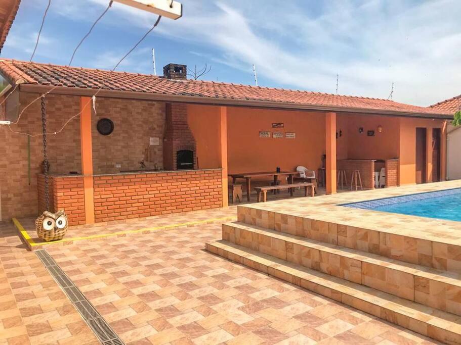 Casa Com Piscina Itanhaem Cibratel II Villa Eksteriør billede