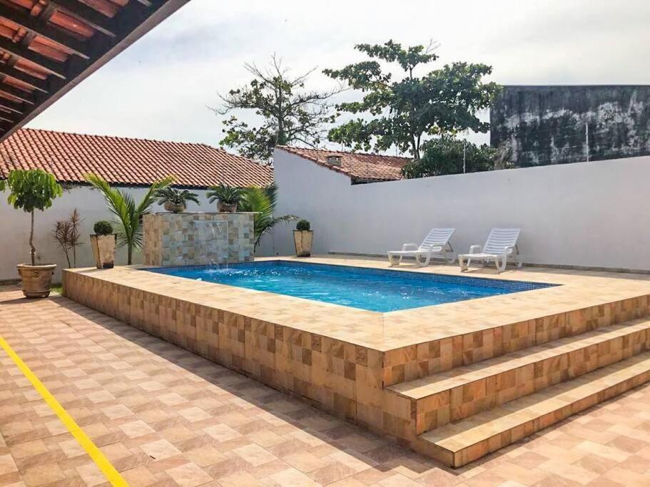 Casa Com Piscina Itanhaem Cibratel II Villa Eksteriør billede