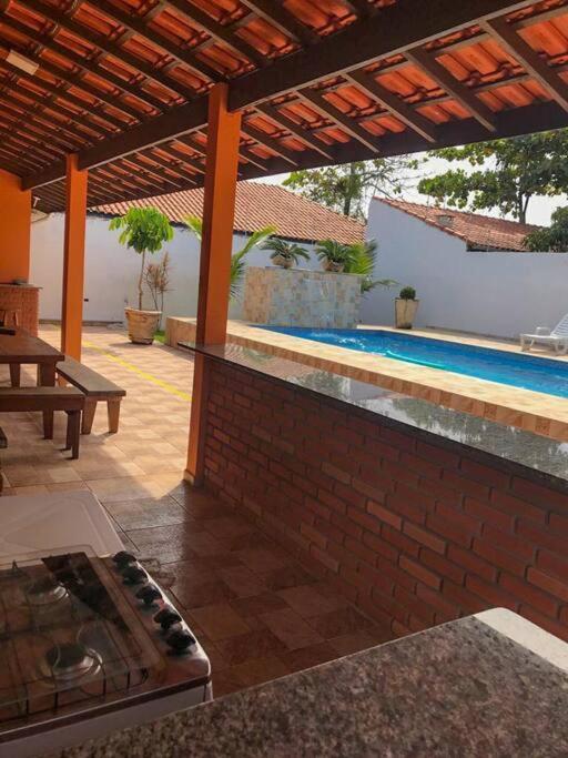 Casa Com Piscina Itanhaem Cibratel II Villa Eksteriør billede